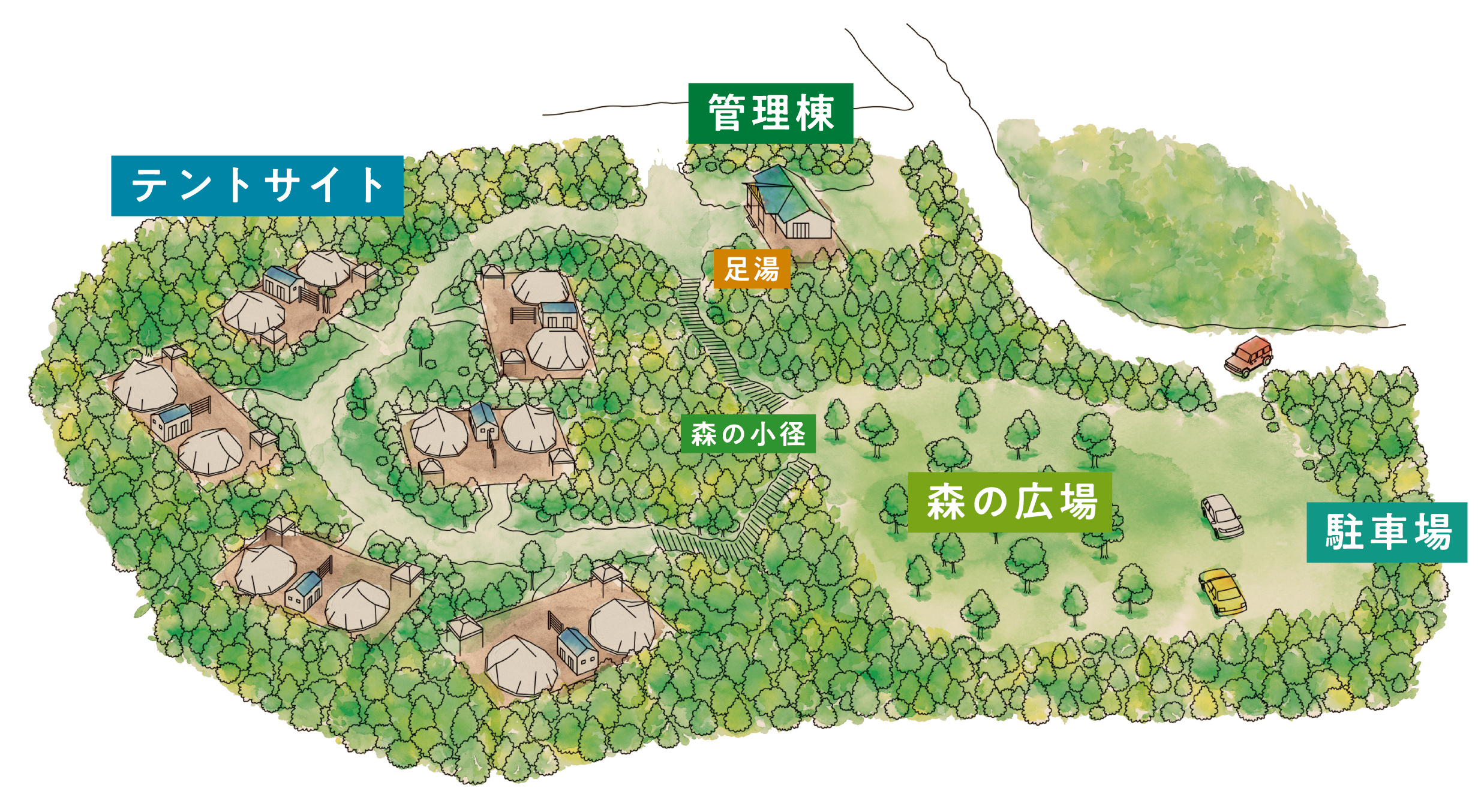 K`S Camp エリアマップ